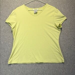 George Yellow Fitted Short Sleeve Tee